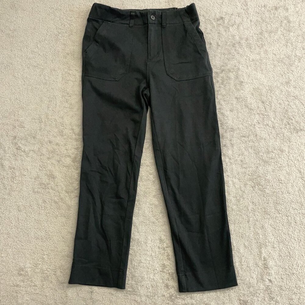 NWOT 32 Degrees Cool Ankle Length Pants Women's S Black Straight Leg - Picture 4 of 9